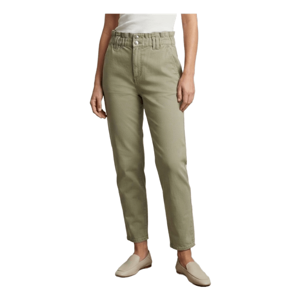Stradivarius khaki paperbag trousers