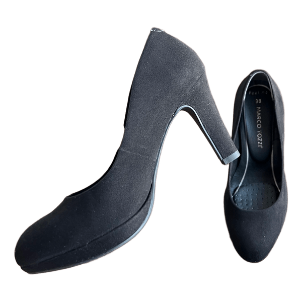 Brand new Marco Tozzi faux suede heels