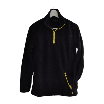 Musta fleece pusakka 