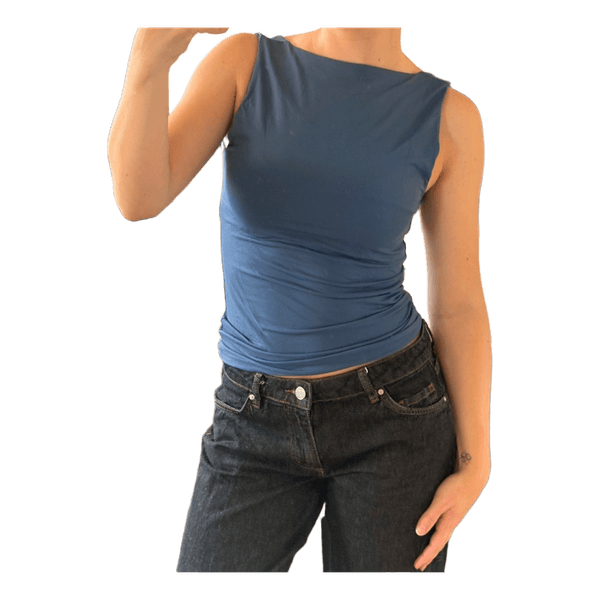Blå tanktop