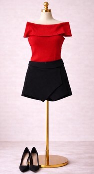Red blouse