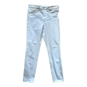 White denim jeans Curvy jeggins H&M size 40