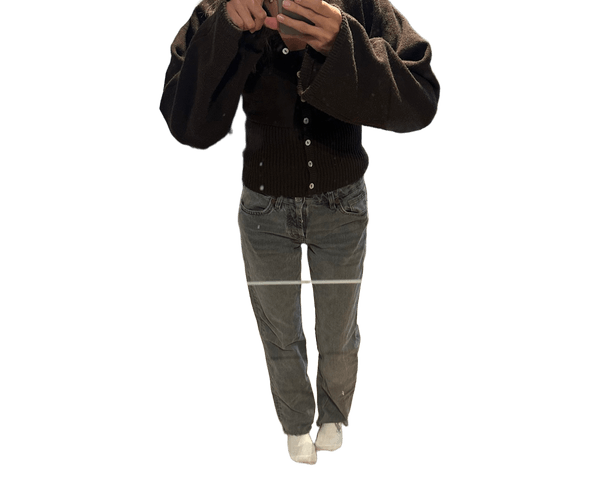 Grå jeans Zara str XS