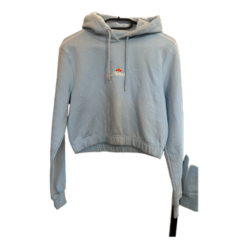 Blue Ellesse crop hoodie