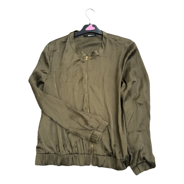 Satin bomber jacket