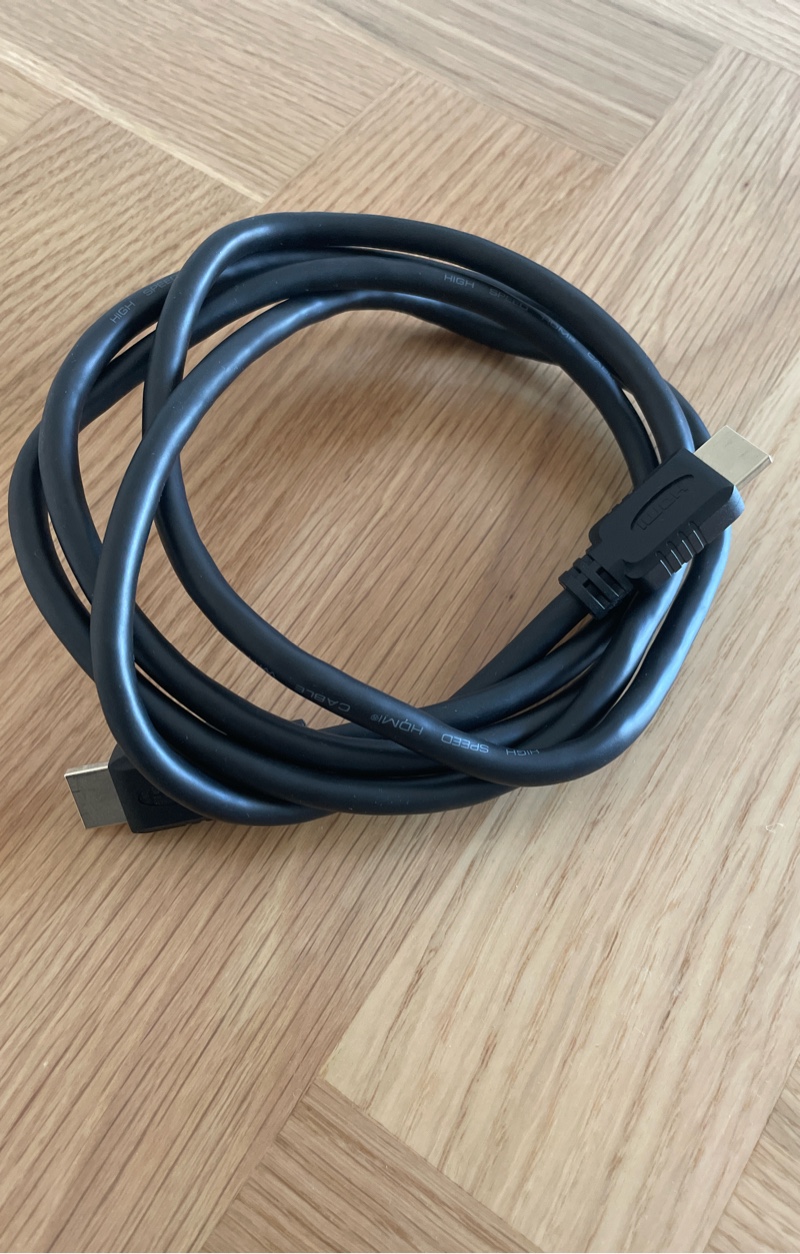 Black hdmi kaapeli