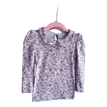 Floral long sleeve top