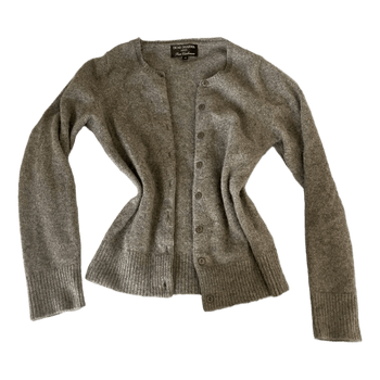 Grey cashmere cardigan