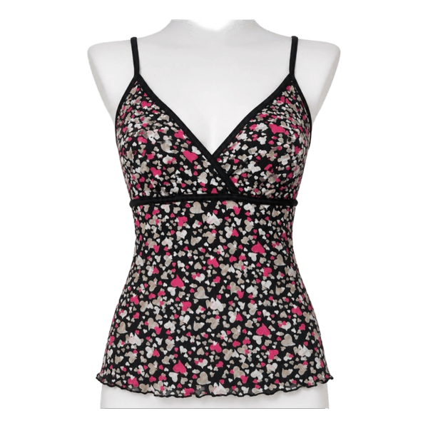 Heart print camisole