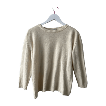 Beige merinovillapusero xl 