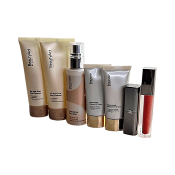 Skincare and makeup set