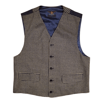 Bugatti houndstooth wool vest