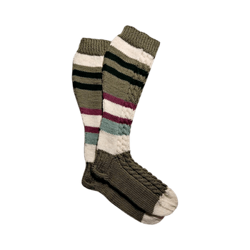 Pitkävartiset villasukat 