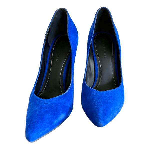 Kendall + Kylie Blue Suede Pumps UK 5.5