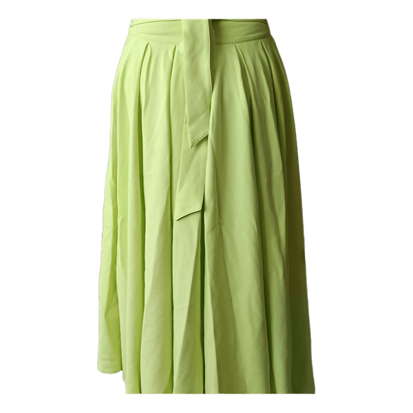 Lime green midi skirt