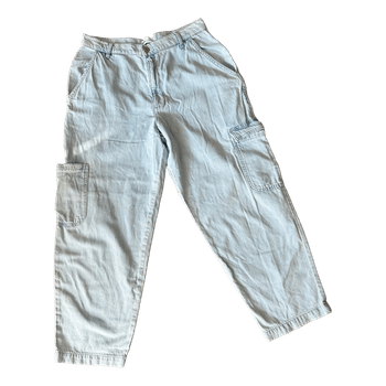 Vaaleansiniset Zara cargofarkut