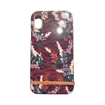 Kukkakuvioinen puhelinteline