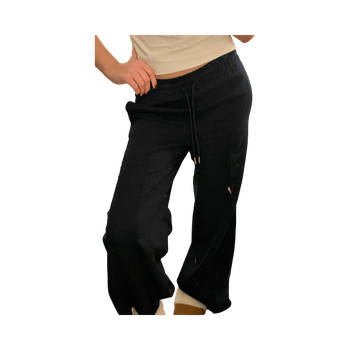 Leveälahkeiset puvunhousut