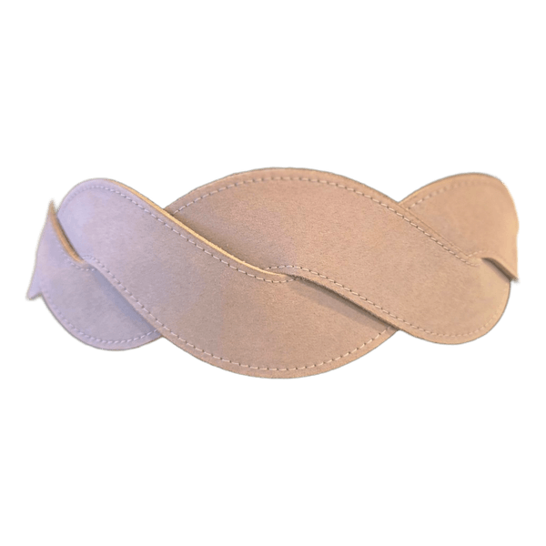 Light purple leather belt