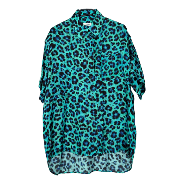 Sandro leopard print shirt