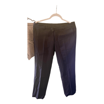 Black slim fit trousers