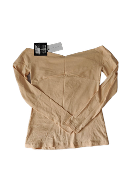 Draped shoulder top