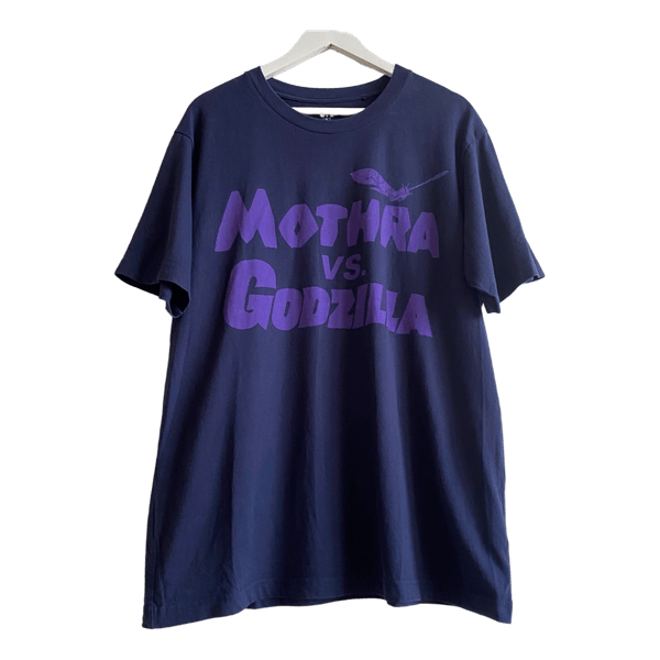 UNIQLO UT Mothra vs. Godzilla Graphic T Shirt XL Navy Purple Kaiju Japanese Movie