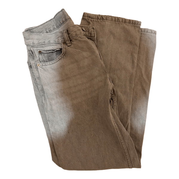 Grå denim jeans