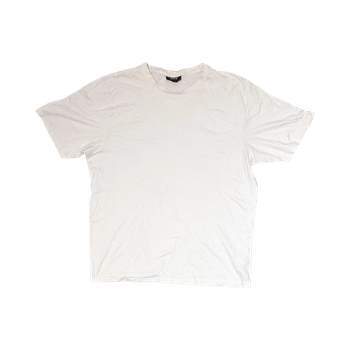 White crew neck t-shirt