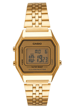 Digital gold watch