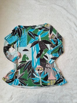 Moomin patterned long-sleeved top