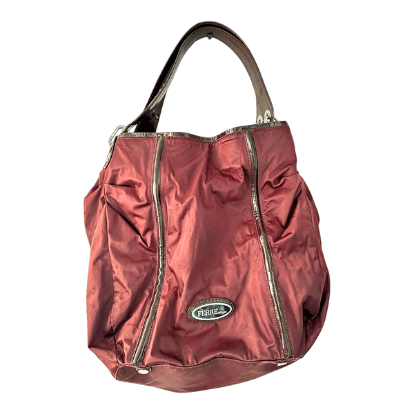 Ferre Milano burgundy bag