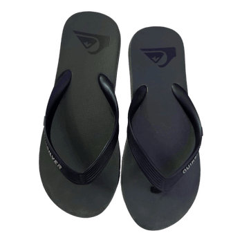 Quiksilver green flip flops