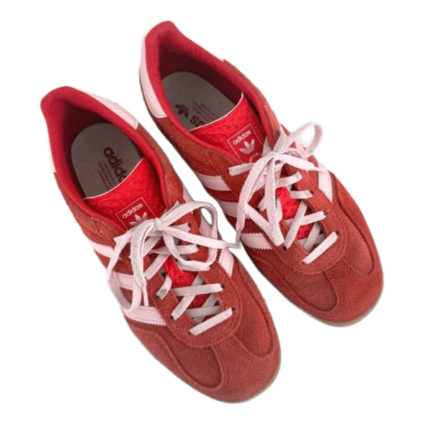 Røde adidas sneakers