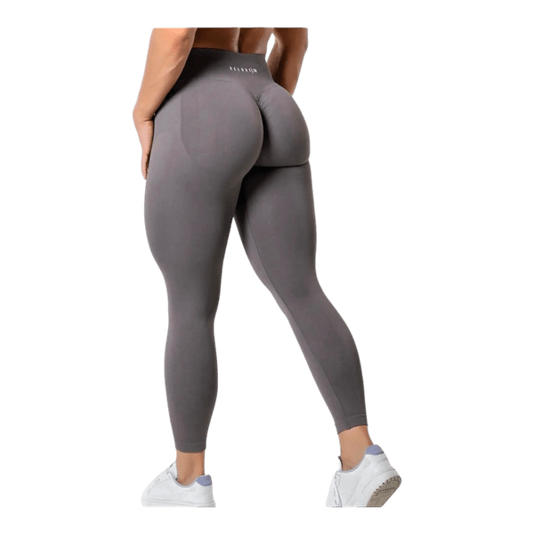 Earth Grey high-Aura seamless scrunch leggings