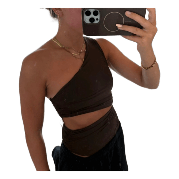Brun Zara body med slids