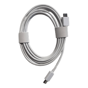 Valkoinen USB-C latauskaapeli