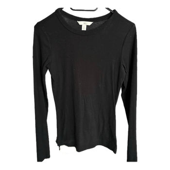 Black long-sleeved top