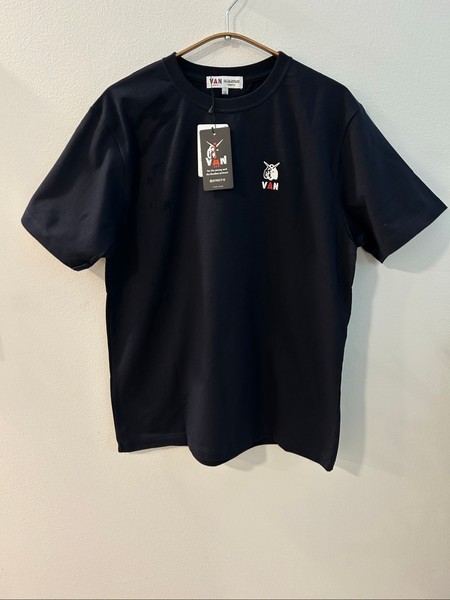 Van Jan x Gundam40th x STRICT-G Dark Navy T-shirt