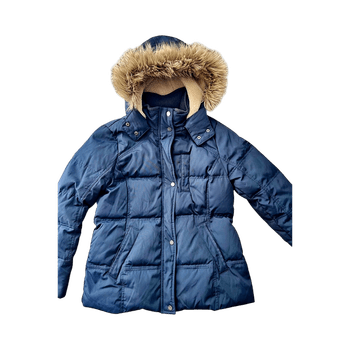 Esprit sininen untuvatakki xl