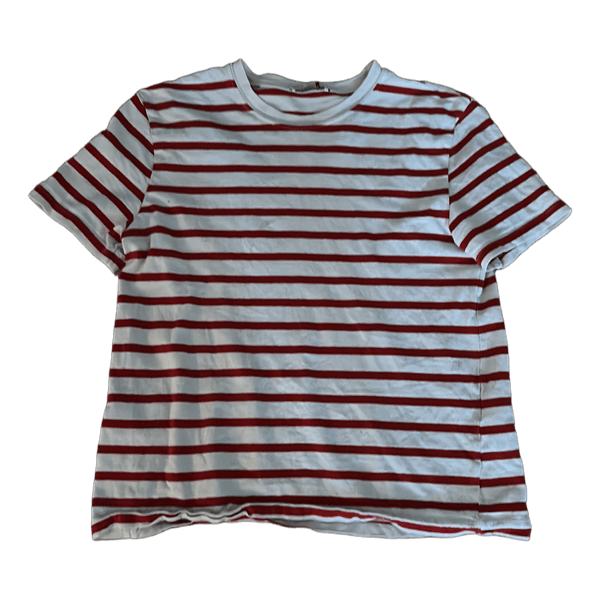 Zara stribet t-shirt