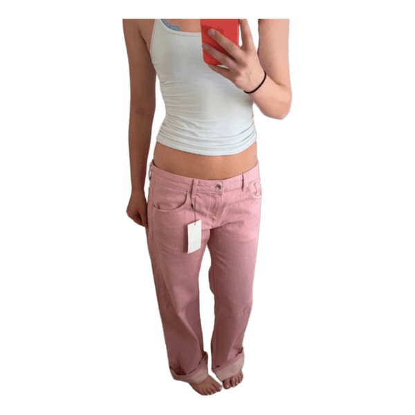Lyserøde jeans