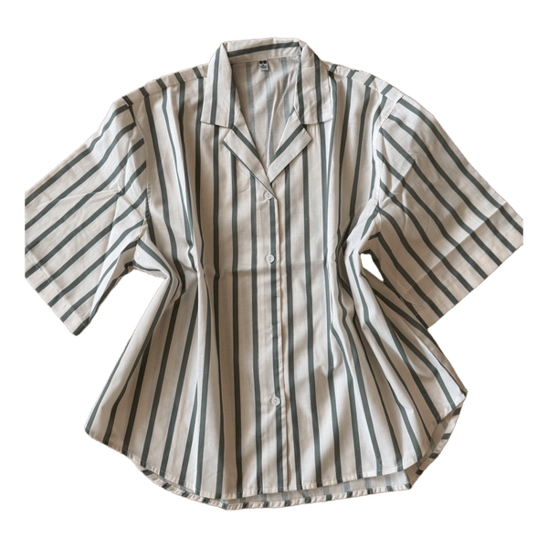 Uniqlo striped button shirt
