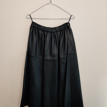 Marimekko leather skirt