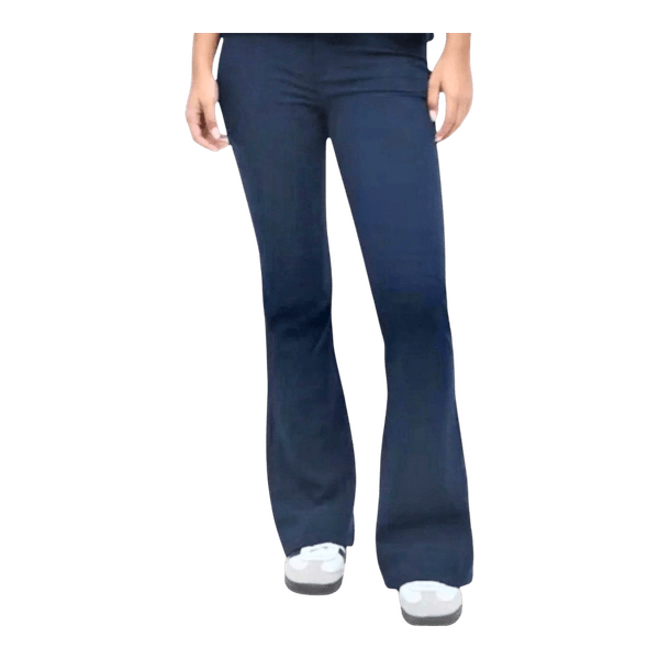 Ginatricot navy flared trousers