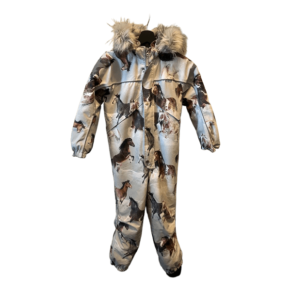 Molo horse print snowsuit