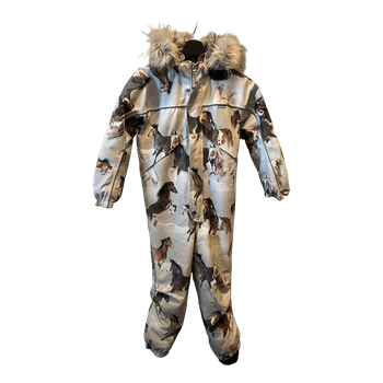 Molo horse print snowsuit