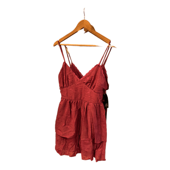 Plum purple mini dress