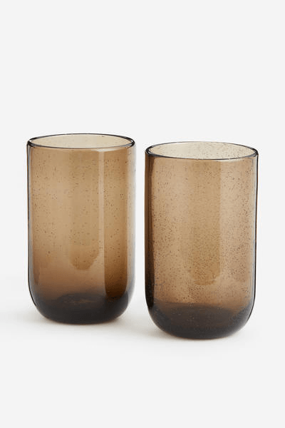 Highball drinking glasses