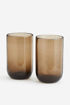 Highball drinking glasses